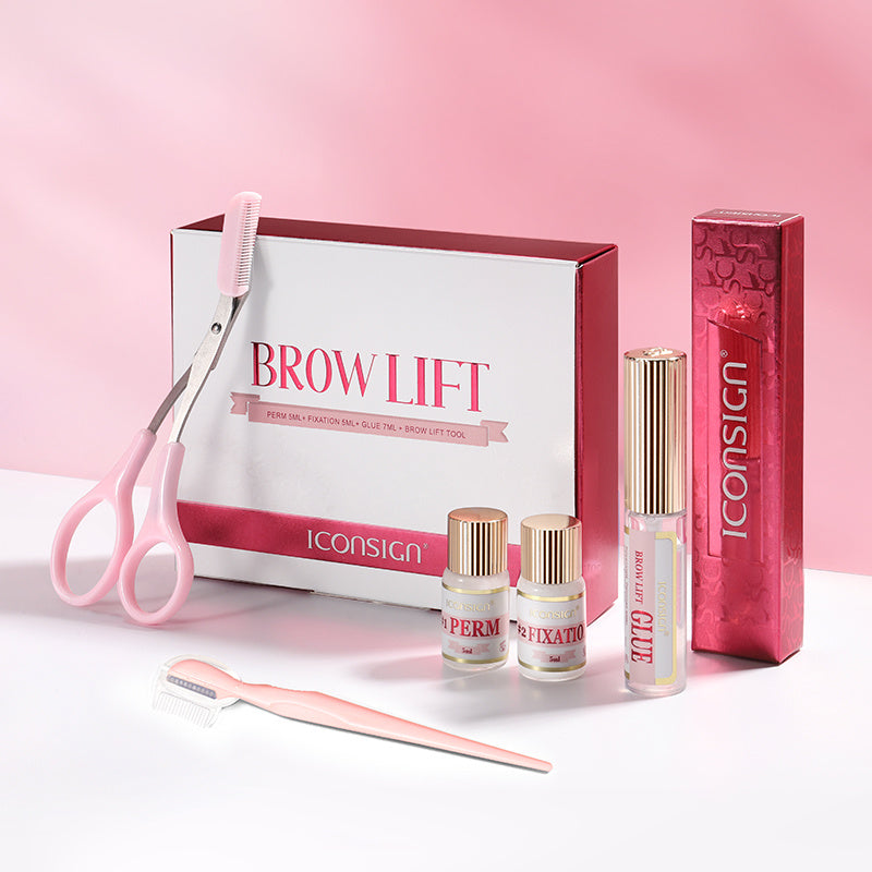 Kit profissional de laminação de sobrancelhas ICONSIGN Eyebrow Lift (Kit 45-60 Days ICONSIGN Professional Beauty Makeup Tool Home Use)