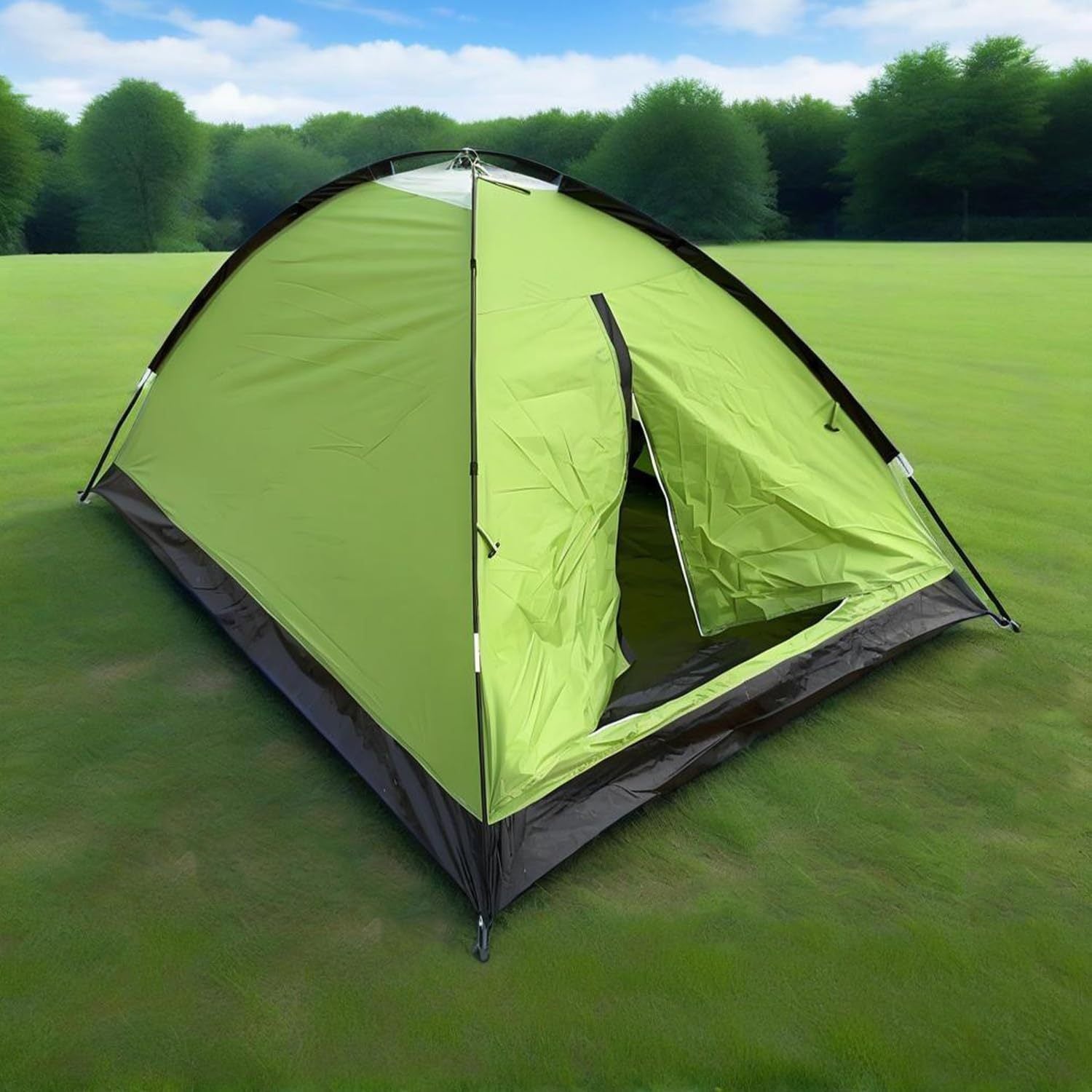 2 Person Dome Tents For Camping - Waterproof Lightweight Dome Tent With Carry Bag For Backyard, Climbing, Hiking, Beach, Outdoor Adventures
