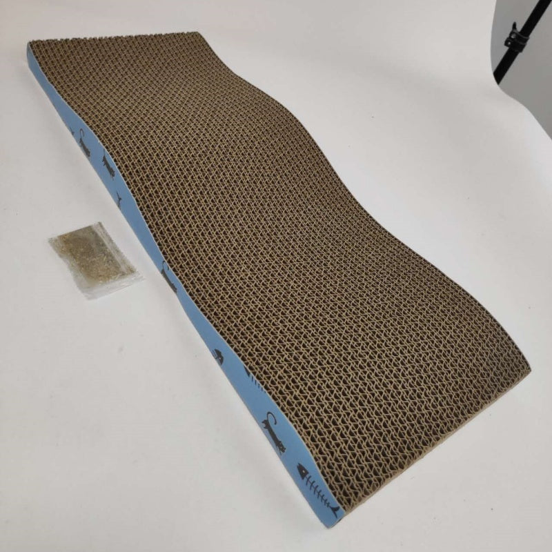 Medium, Wavy Grab Plate, Cat Scratching Post