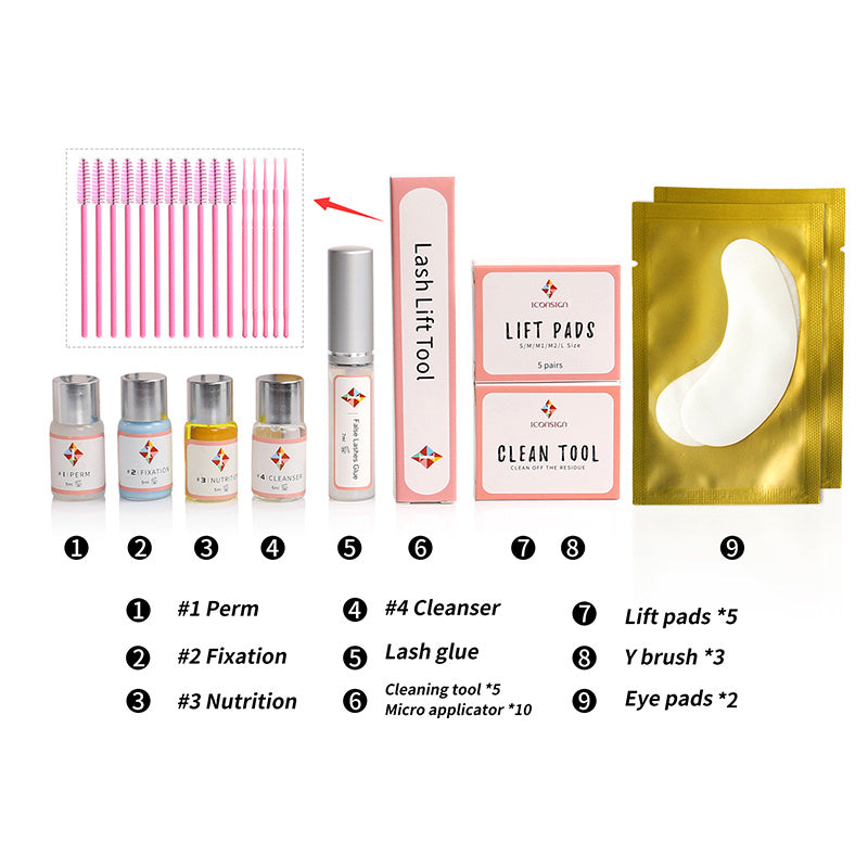 EyeLash Perm 10 pçs
