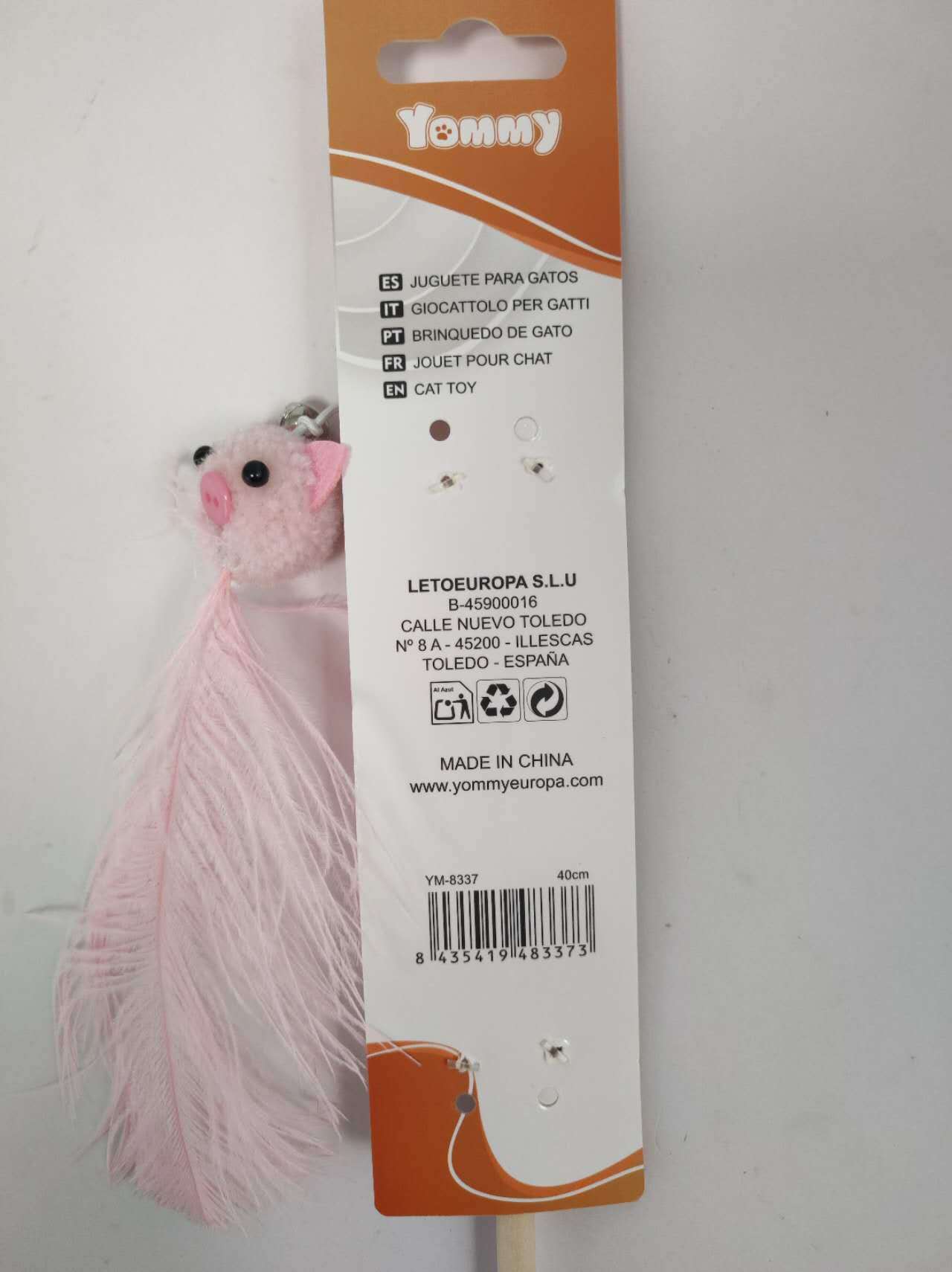 Animal Ostrich Feathers, Teasing Cat Sticks