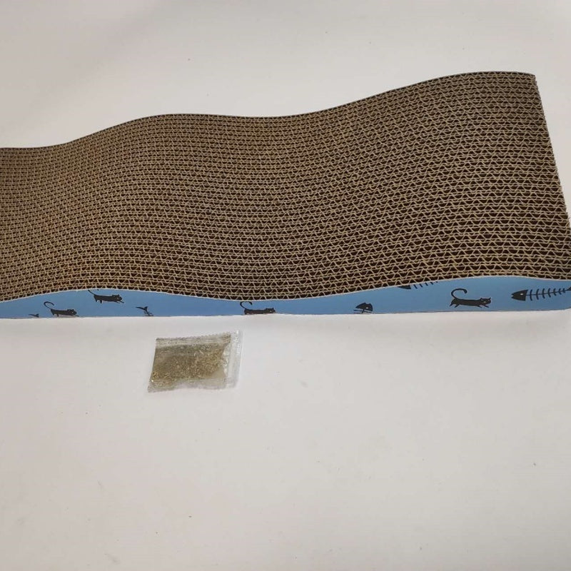 Medium, Wavy Grab Plate, Cat Scratching Post