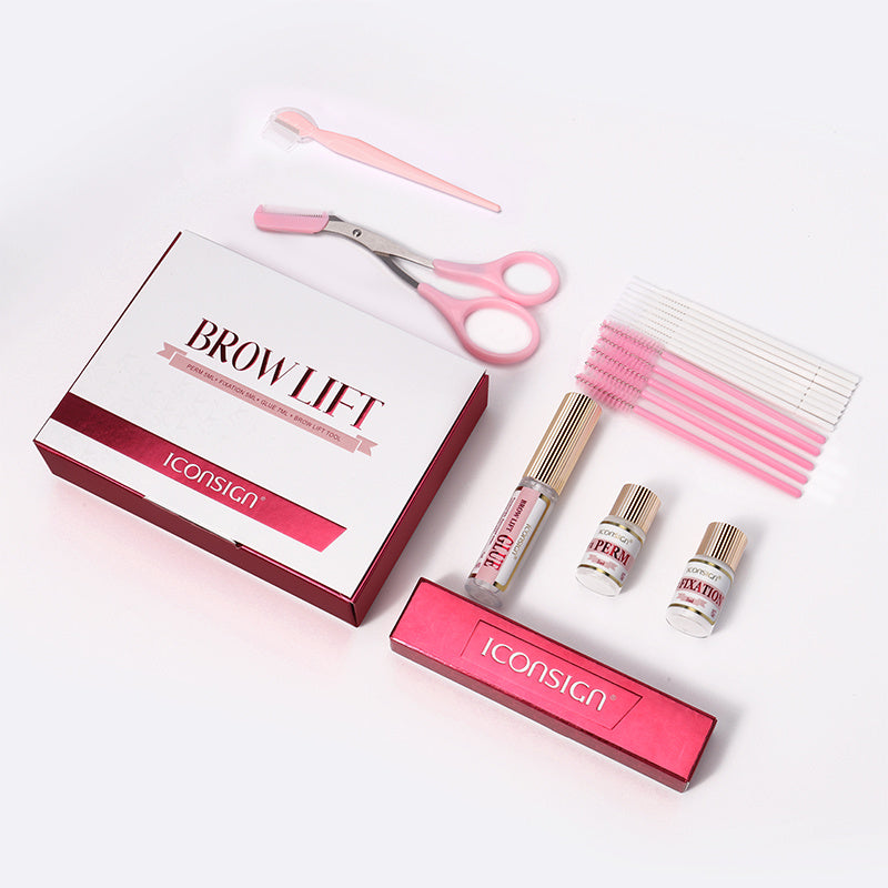 Kit profissional de laminação de sobrancelhas ICONSIGN Eyebrow Lift (Kit 45-60 Days ICONSIGN Professional Beauty Makeup Tool Home Use)