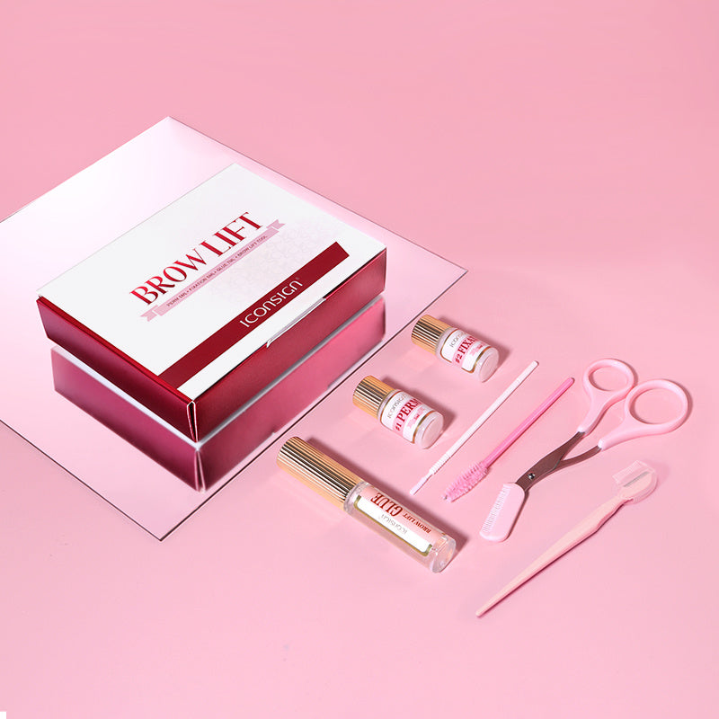 Kit profissional de laminação de sobrancelhas ICONSIGN Eyebrow Lift (Kit 45-60 Days ICONSIGN Professional Beauty Makeup Tool Home Use)